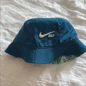 Nike Golf Blue Bucket Hat Reversible